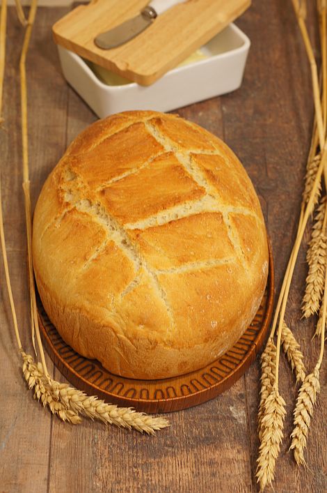 Thermomix przepisy. Chleb pszenny pieczony w garnku.