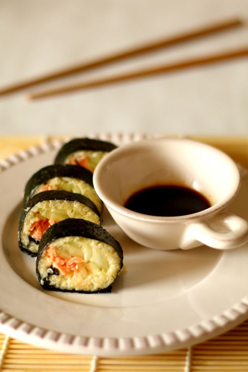 Thermomix przepisy. Sushi z kaszy jaglanej