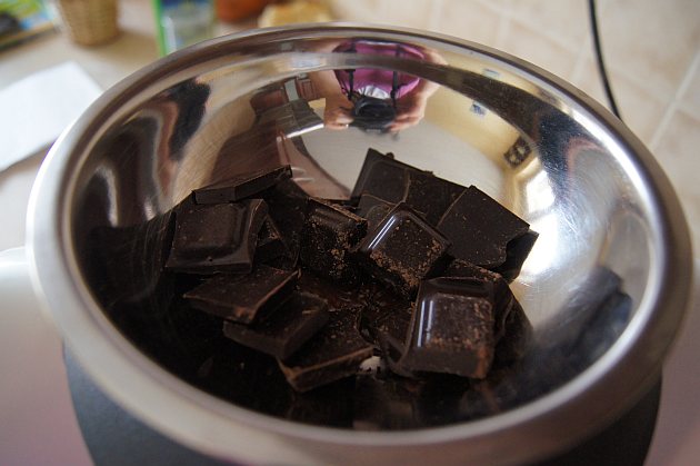 Jak rozpuścić czekoladę w Thermomix sposób 2 Jak rozpuścić czekoladę w Thermomix sposób 2