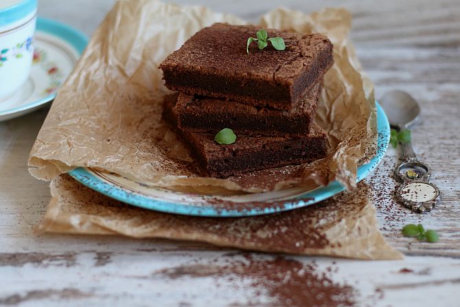 Bananowe brownie Bananowe brownie